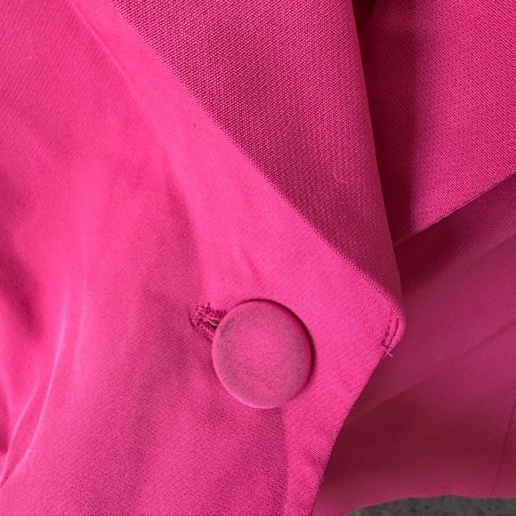 Avec Les Filles Pink Cropped Blazer Size Medium - Picture 6 of 12